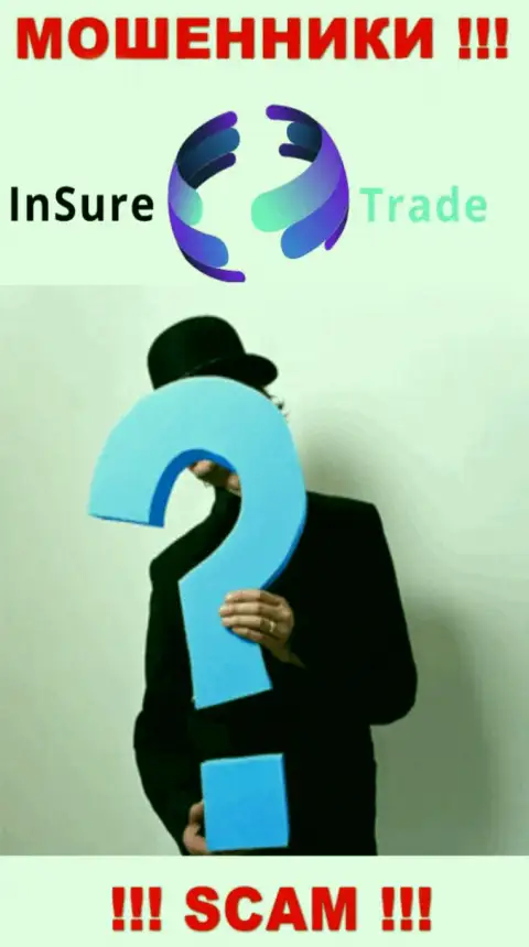 Мошенники InSure-Trade Io скрыли информацию о людях, управляющих их организацией