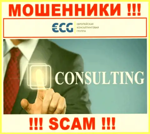Консалтинг - это сфера деятельности мошеннической конторы ЕС-Групп