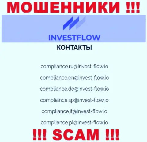 Связаться с мошенниками Invest-Flow сможете по этому e-mail (инфа взята была с их онлайн-сервиса)