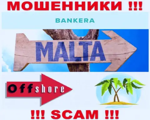 С Банкера Ком не стоит иметь дела, адрес регистрации на территории Malta