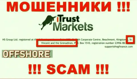 Мошенники Trust Markets засели на территории - St. Vincent and the Grenadines, чтобы скрыться от наказания - МОШЕННИКИ