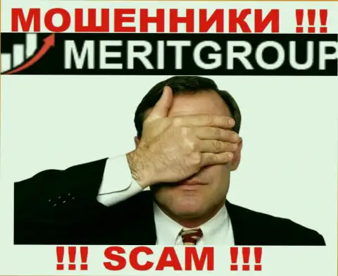 MeritGroup - это точно интернет-аферисты, работают без лицензии и без регулятора