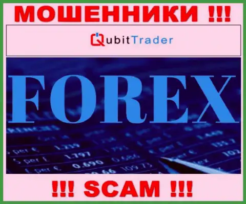Основная деятельность Qubit Trader - это FOREX, будьте бдительны, промышляют неправомерно