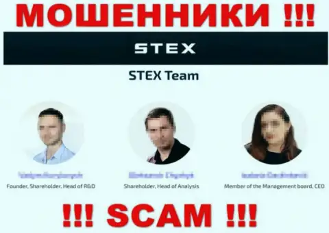 Кто именно управляет Stex неизвестно, на веб-сервисе мошенников указаны неправдивые данные