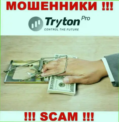 Вложенные денежные средства с Вашего личного счета в дилинговой компании Тритон Про будут украдены, также как и комиссионные платежи