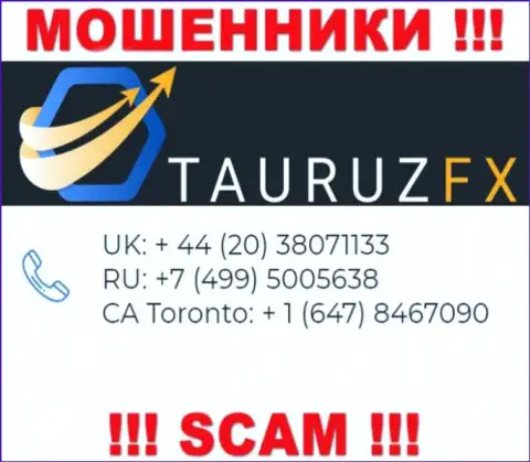 Не берите трубку, когда звонят неизвестные, это могут быть интернет ворюги из компании TauruzFX