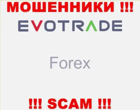 EvoTrade не вызывает доверия, Forex - это то, чем заняты эти жулики