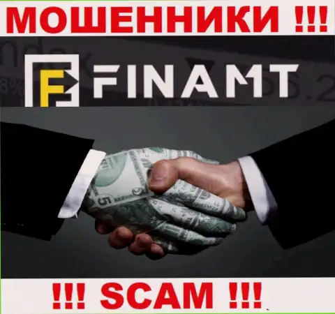 Поскольку деятельность воров Finamt Com - это обман, лучше будет совместной работы с ними избежать