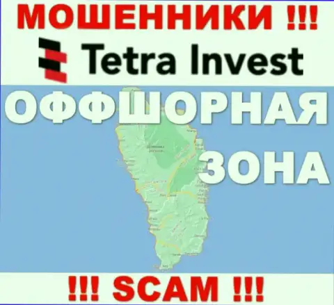 В Tetra Invest абсолютно спокойно оставляют без денег наивных людей, поскольку базируются в офшоре на территории - Доминика
