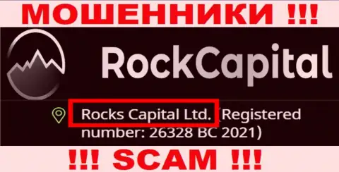 Rocks Capital Ltd - именно эта компания управляет лохотроном РокКапитал Ио