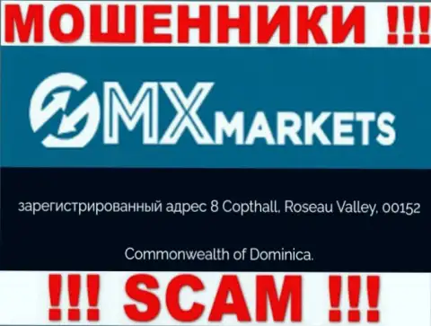 GMXMarkets - это МОШЕННИКИ !!! Спрятались в офшорной зоне по адресу 8 Copthall, Roseau Valley, 00152 Commonwealth of Dominica