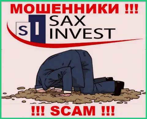 Вы не сможете вернуть денежные средства, вложенные в организацию SaxInvest - это internet-обманщики !!! У них нет регулятора