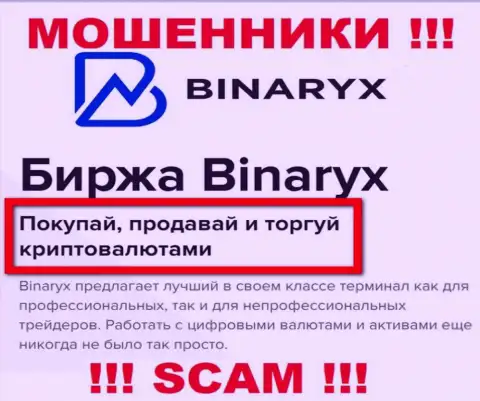 Будьте бдительны ! Binaryx - это однозначно internet-обманщики !!! Их деятельность незаконна