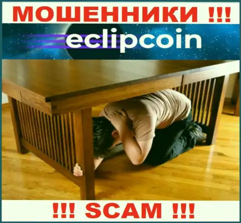 Аферисты EclipCoin прячут сведения о людях, управляющих их шарашкиной компанией