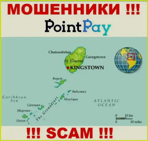 PointPay - мошенники, их место регистрации на территории St. Vincent & the Grenadines