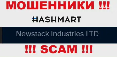 Невстак Индустрис Лтд - это организация, являющаяся юридическим лицом HashMart Io