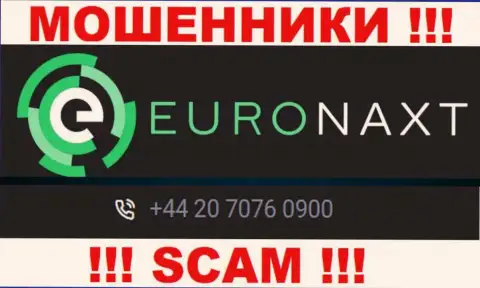 С какого именно номера телефона Вас станут обманывать трезвонщики из компании Евро Накст неизвестно, будьте крайне бдительны