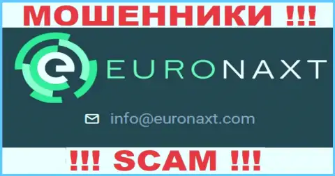 На сайте Euro Naxt, в контактных данных, приведен электронный адрес этих мошенников, не стоит писать, оставят без денег