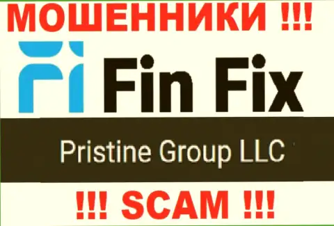 Юридическое лицо, владеющее internet-аферистами FinFix - Pristine Group LLC