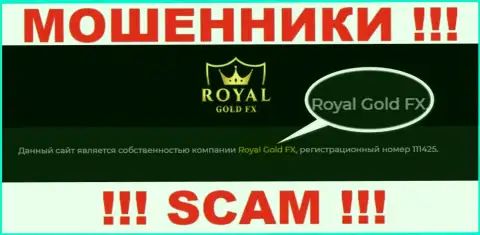Юридическое лицо RoyalGoldFX Com - это Роял Голд Фх, такую инфу опубликовали кидалы у себя на интернет-ресурсе