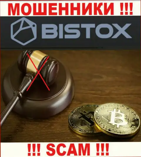 На сайте мошенников Bistox Com Вы не отыщите информации об их регуляторе, его НЕТ !!!
