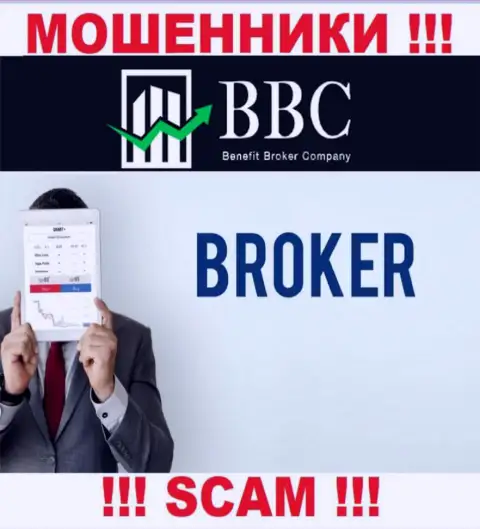 Не советуем доверять вложения Benefit Broker Company, ведь их область работы, Брокер, разводняк