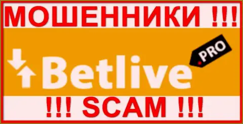 Лого МОШЕННИКОВ BetLive