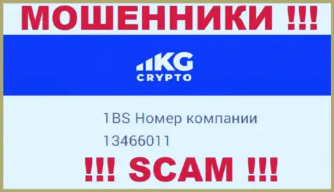 Регистрационный номер организации CryptoKG, в которую кровные рекомендуем не отправлять: 13466011