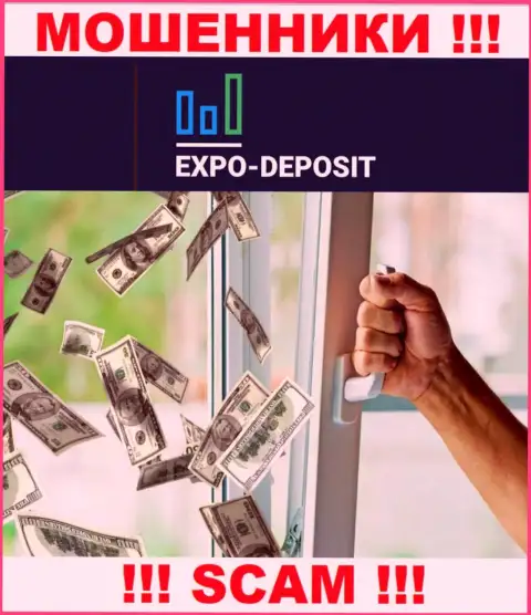 НЕ СПЕШИТЕ сотрудничать с дилинговой конторой ExpoDepo, указанные internet-кидалы регулярно воруют финансовые вложения клиентов