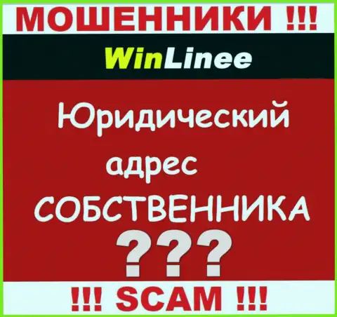 Желаете что-нибудь выяснить о юрисдикции организации WinLinee Com ??? Не получится, вся инфа спрятана