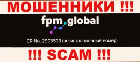 В сети Интернет орудуют шулера FPM Global !!! Их регистрационный номер: 2903523
