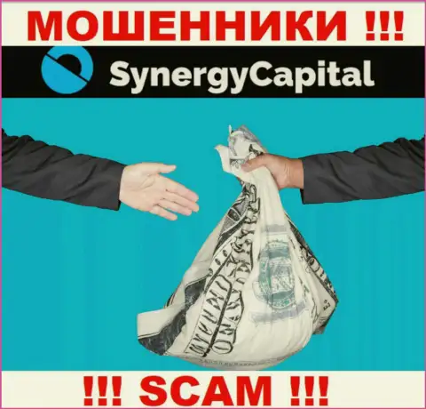 Мошенники из дилинговой организации SynergyCapital Cc вымогают дополнительные финансовые вложения, не поведитесь