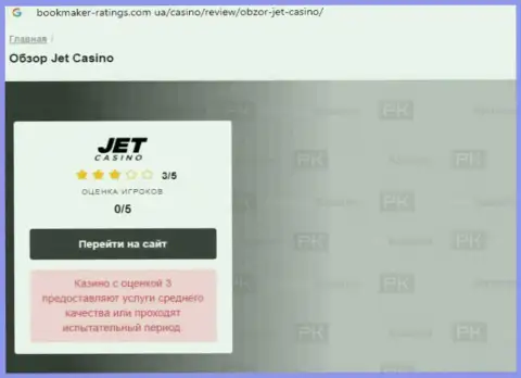 Jet Casino это однозначно МОШЕННИКИ ! Обзор организации