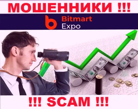 На информационном ресурсе мошенников Bitmart Expo Вы не отыщите данных о регуляторе, его просто НЕТ !!!