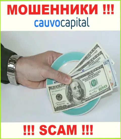 В брокерской компании CauvoCapital Com выкачивают из неопытных игроков средства на покрытие комиссии - это МОШЕННИКИ
